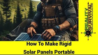 How To Make Rigid Solar Panels Portable