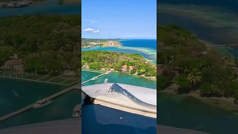 Beautiful Roatan Honduras🇭🇳 #aviation #roatan #honduras