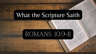 What the Scripture Saith - Pastor Jeremy Stout