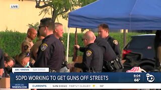 SDPD working to get guns off streets