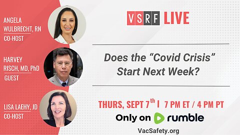 VSRF Livestream #93: Does the “Covid Crises” Start Next Week?