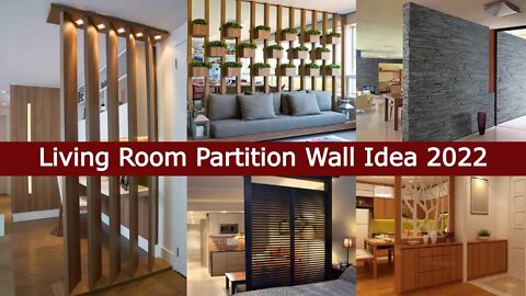 Living Room Partition Wall Idea 2022 | Modern Partition Wall Living Room 2022 | Room Divider Wall