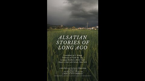 Alsatian Stories of Long Ago, Pastor Hofer in Mulhausen