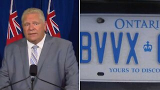 Ontario Police Are Ticketing Expired Plate Stickers Even Though Ford Says It's Okay