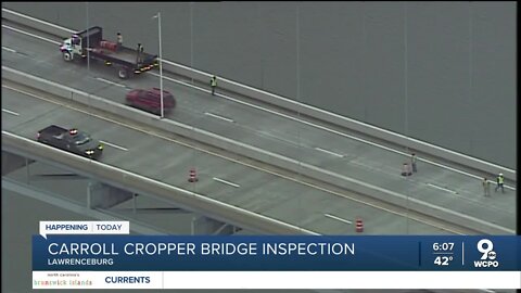 Inspection of Carroll Cropper Memorial Bridge begins