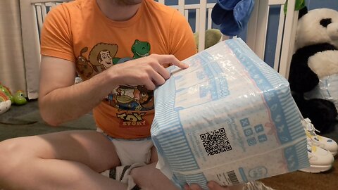 Little for Big, Potty Pants ABDL adult diapers: first look. Very cute diapers for littlespace