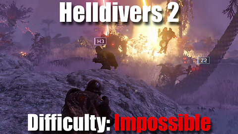 Playing Helldivers 2 on Impossible difficulty is stressful but hilarious!