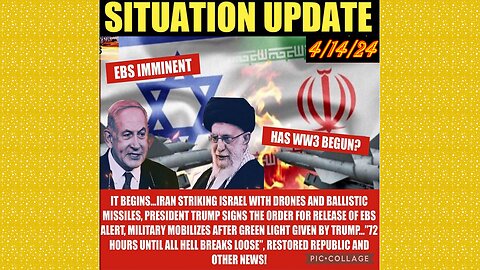 SITUATION UPDATE 4/14/24 - AI System Used To Bomb Gaza, Gcr/Judy Byington Update, Us Republic, WW3