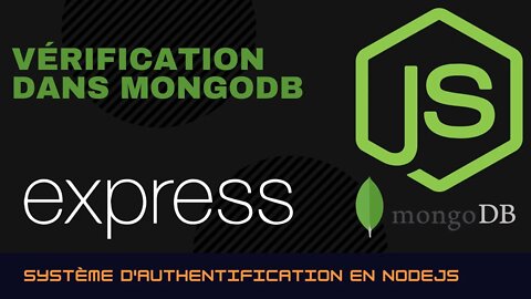 Système d'authentification en NodeJS (Vérification dans MongoDB)