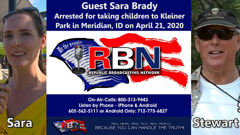 Mother arrested for taking kids to playground Sara Brady on White Rose Reistance Hour January 29, 2022