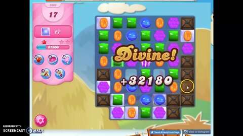 Candy Crush Level 2006 Audio Talkthrough, 1 Star 0 Boosters