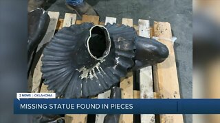 Missing Statue Found in Pieces