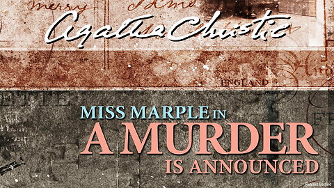 AGATHA CHRISTIE'S MISS MARPLE A MURDER IS ANNOUNCED RADIO DRAMA