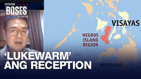 Pagtatag muli ng Negros Island Region, 'lukewarm' umano ang reception