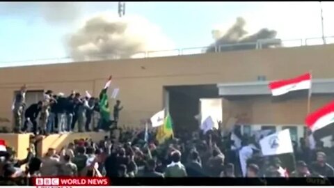 Protesters Attack US Embassy In Baghdad & Iraqi Government Condemns Bombing "IRAQI MILITARY"