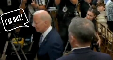 Joe Biden Bizarrely Walks Out On Medal of Honor Ceremony