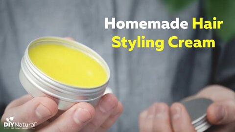 DIY Hair Styling Cream for Nourishing, Natural Style