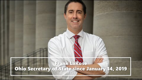 BREAKING: Ohio SOS Frank LaRose Contracted With Foreign Corp. To Combat "Mis-information" In 2020