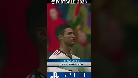 Cristiano Ronaldo Goal & Celebration-efootball 2023 PS3 #shorts