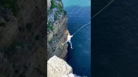 Ever wondered what it feels like to jump off a cliff #shorts