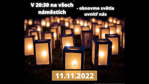 Pozvánka do Prahy a do měst po celém Československu 11.11.2022 🕯️