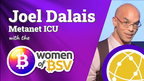 Joel Dalais - Founder Metanet ICU - Conversation #6 with the Women of BSV
