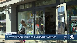 Local business displays artwork by minorities to offer same industry opportunities for exposure