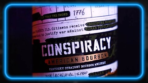 Alex Jones Announces Conspiracy Bourbon.com Triggering Leftist Panic