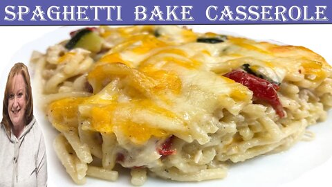 Turkey Spaghetti Bake Casserole | An Easy Dinner Casserole Recipe with Many Variations