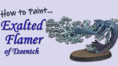 How to Paint Exalted Flamer of Tzeentch