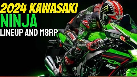2024 Kawasaki ninja lineup