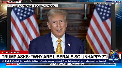 Trump Asks, 'Why Are Liberals So Unhappy?