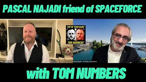 PASCAL NAJADI a friend of SPACE FORCE with TOM NUMBERS….. ♠️🛸🎬📺