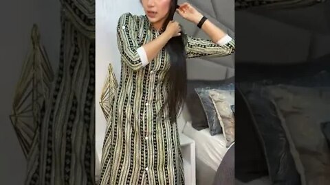 Shirt Style Kurti 😍 Website order Link -👇Style Echo 01701883473, Sayma Rahman, Live Fest #livefest