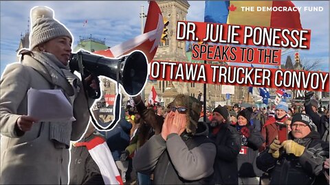 Dott.ssa Julie Ponesse: Mitico discorso al convoglio ad Ottawa. Enough is Enough