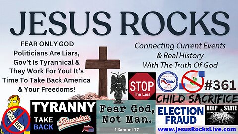 #299 FEAR ONLY GOD - Politicians Are Liars, Government Is Tyrannical & They Work For US! It's Time To Take Back America & OUR Freedoms + STOP GIVING ALL CANDIDATES YOUR MONEY! | JESUS ROCKS - LUCY DIGRAZIA