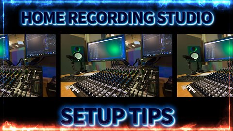 HOME RECORDING STUDIO SETUP TIPS FOR BEGINNERS