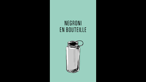 Negroni en bouteille