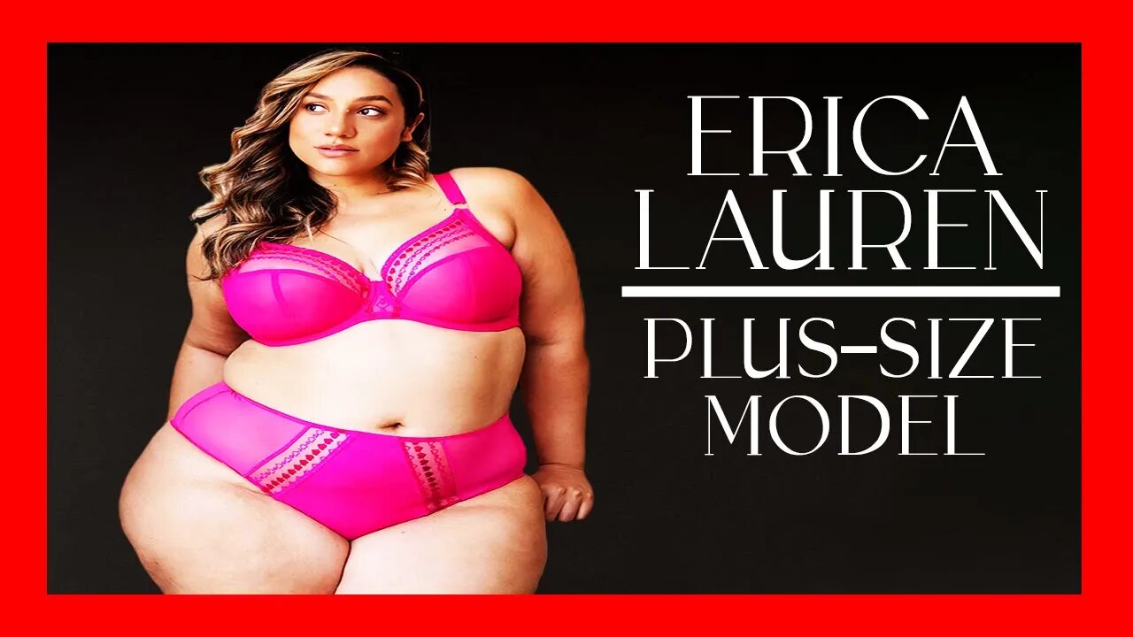 🔴 Meghan Markle DOPPELGÄNGER: Erica Lauren's Fashion Revolution [PLUS SIZE  FASHION MODEL BIOGRAPHY]