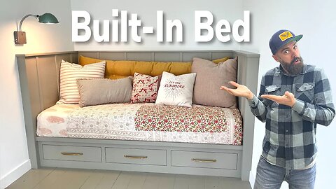 Cabinet Building Made Easy || Easy Built-In Bed