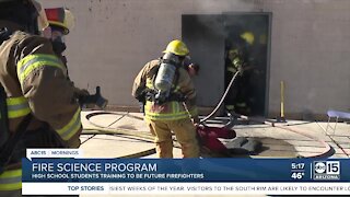 Verde Valley teens train to become firefighters through Fire Science program