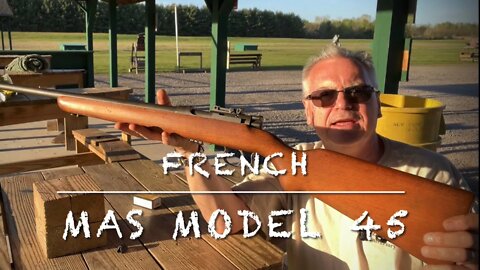 MAS model 45 French 22lr military trainer patterned after the Mauser KKW
