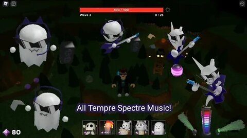 ROBLOX Tower Heroes - All Tempre Spectre Music!