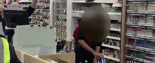 Video captures theft in progress at valley Walgreens