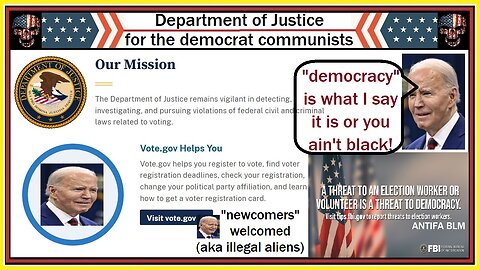 Mission for biden's Department of Justice