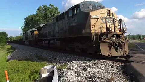 CSX L322 Local Manifest Mixed Freight Train from Creston, Ohio June 24, 2023