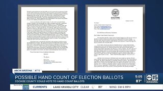 Cochise County could vote to hand count ballots
