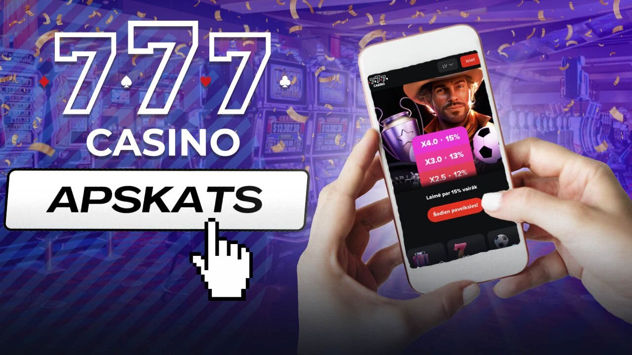 Casino777 kazino apskats 🎱 Reģistrēšanās, bonusi, maksājumi un cits