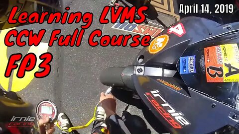 Superbike Racer: Learning LVMS CCW Full Course - First Laps FP3 | Irnieracing