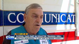 Dozens take part in disaster training drill in Medina County